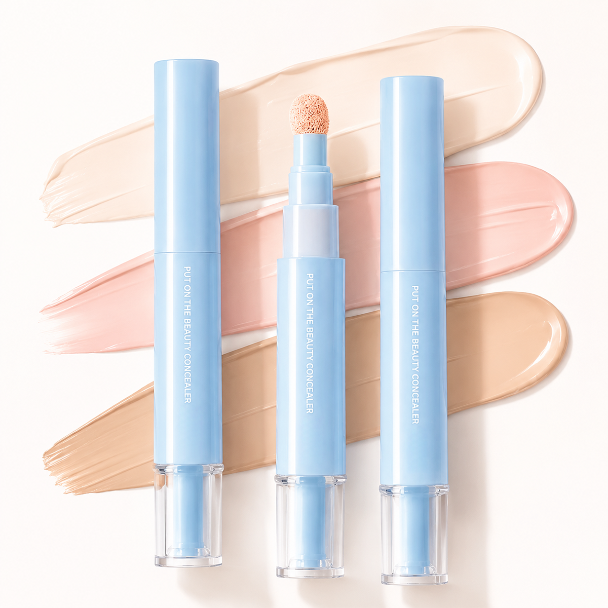 Concealer in verschiedenen Farbtönen