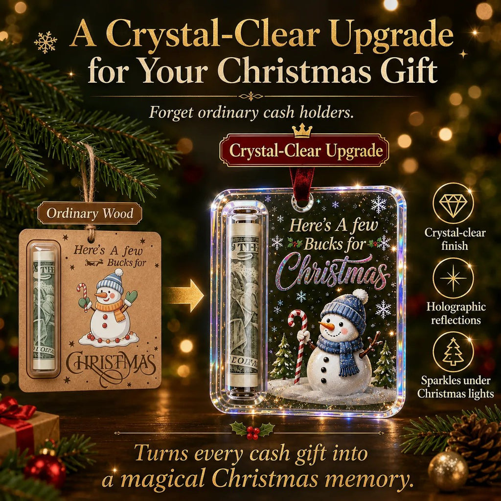 🔥 50 % RABATT – Weihnachts-Geldgeschenk-Anhänger 🎄 | Bargeld festlich verschenken