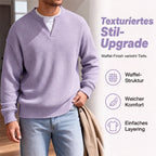 Mock-Layer-Design des strukturierten Herren-Oberteils