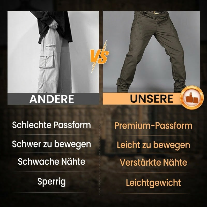 Übergroße Taktische wasserdichte Hosen Herren Outdoor IX7/ IX9