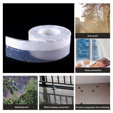 Montage einer selbstklebenden Tür- und Fensterdichtung