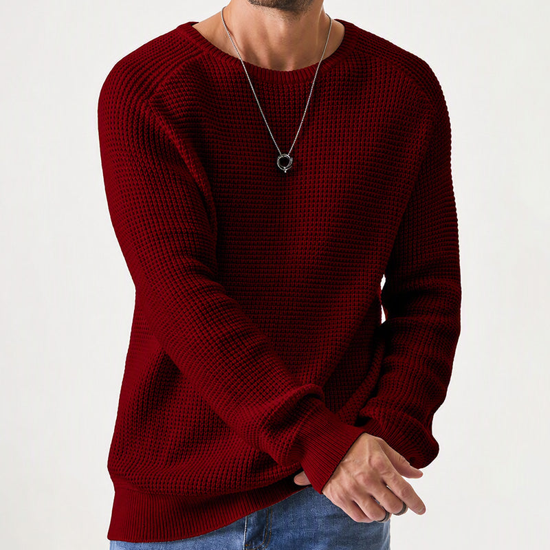 Herren-Pullover mit Rundhalsausschnitt | Schmal geschnitten & weich