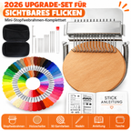 🧵 2026 Upgrade Stopfwebrahmen-Komplettset | Kleidung reparieren & kreativ gestalten