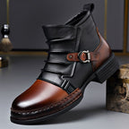 Herren-Stiefeletten mit seitlichem Reißverschluss – Produktfoto