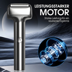 🪒 50 % RABATT – Wiederaufladbarer Folienrasierer für Herren | IPX6, USB-C & 60 Min. Akku