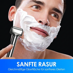 🪒 50 % RABATT – Wiederaufladbarer Folienrasierer für Herren | IPX6, USB-C & 60 Min. Akku