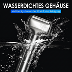 🪒 50 % RABATT – Wiederaufladbarer Folienrasierer für Herren | IPX6, USB-C & 60 Min. Akku