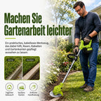3-in-1 Gartentrimmer für Rasen, Beete und Rasenkanten
