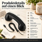 ☎️✨ Retro-Telefonhörer mit USB-C – Klassischer Look, moderner Komfort für Smartphone & Tablet 📱