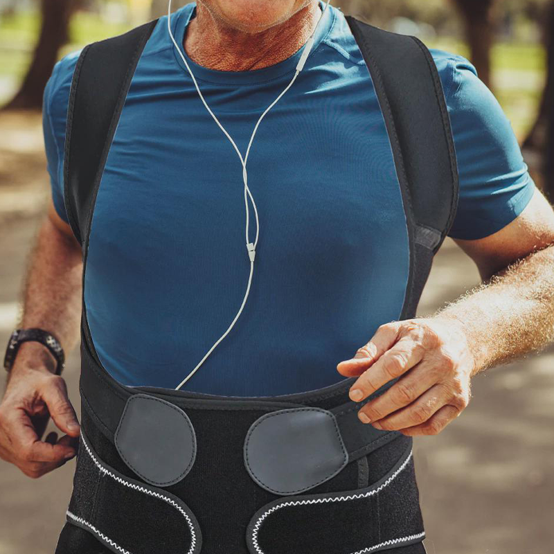 📢 50% RABATT! 🧍 Einstellbare Haltungskorrektur Bandage – mit 4 Stützstreben, 3D Lendenpolster und atmungsaktiver, rutschfester Passform