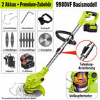 🌿 Nur für kurze Zeit 50 % Rabatt – 3-in-1 Akku-Rasenmäher, Rasentrimmer & Kantenschneider | 2 × 21-V-Akkus