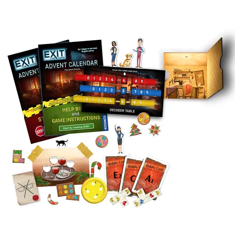 🔥 50 % RABATT – 🎄 Flucht aus der Werkstatt! Adventskalender | 24 Tage Rätselabenteuer