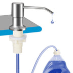 🔥 33 % RABATT – 🧴 Einbau-Seifenspender für Spüle | 360° drehbar + 1,2-m Schlauch-Set
