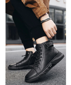 🎁Heißer Ausverkauf 50% Rabatt⏳Schwarze, lässige, vielseitige Herren-Stiefeletten aus echtem Leder