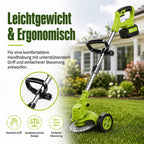 Leichtes Gartengerät mit verstellbarem Zusatzhandgriff