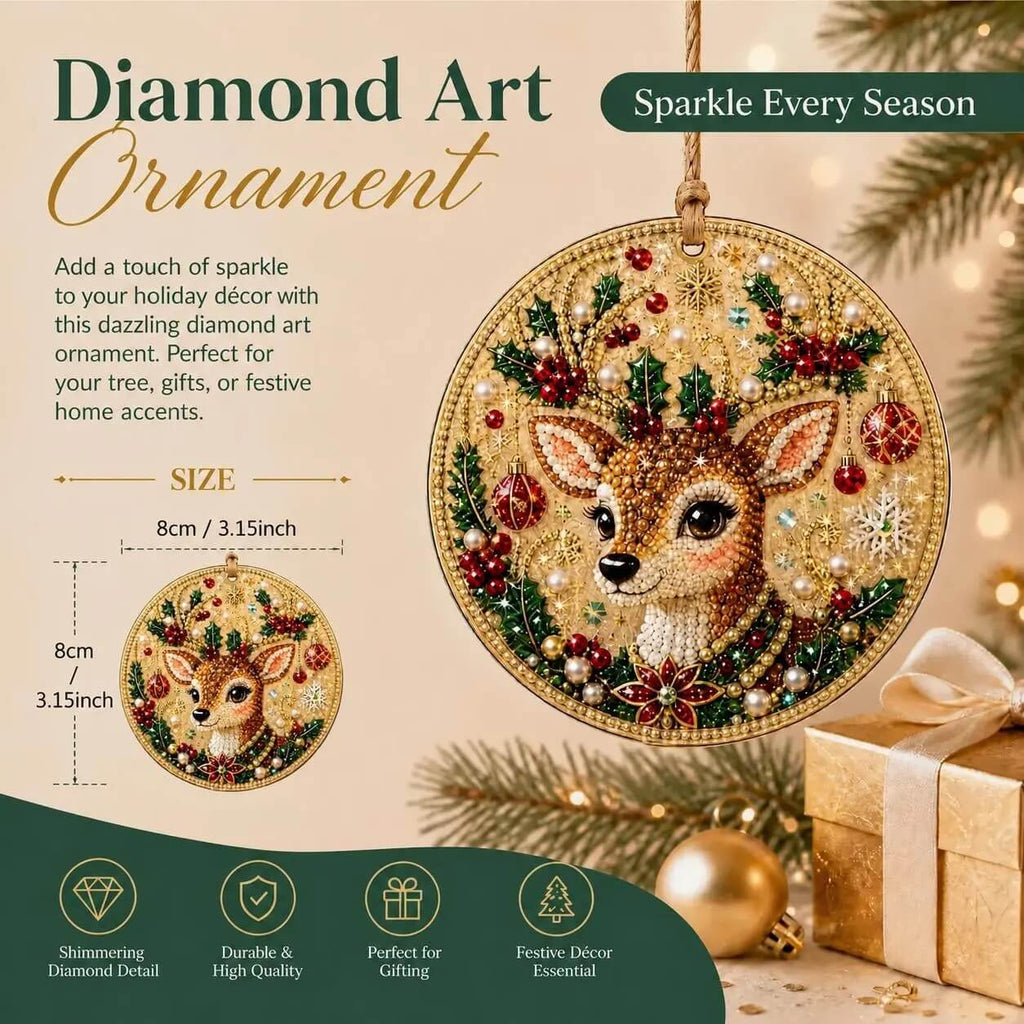 DIY Weihnachtsanhänger Diamond Painting