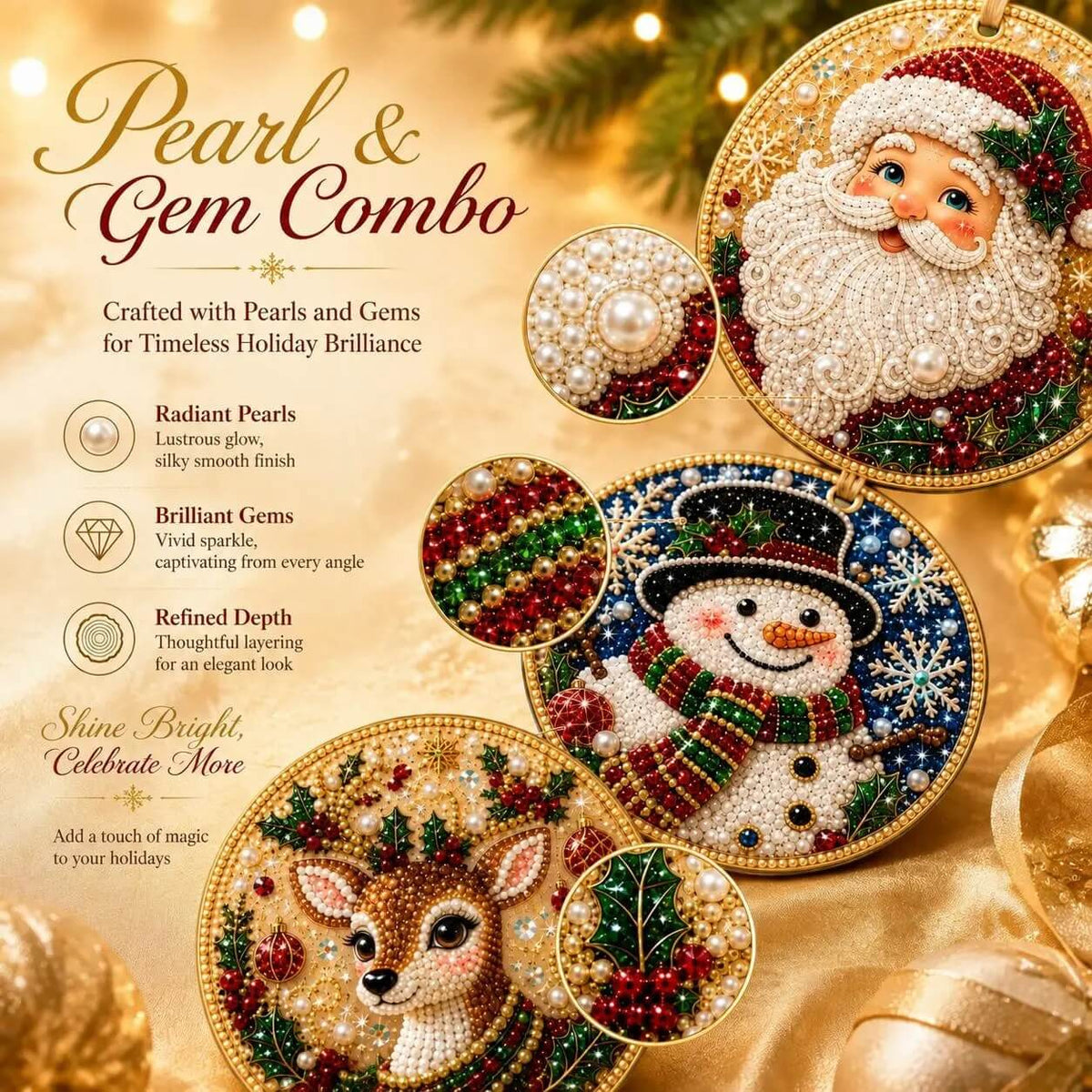 Weihnachtsbaumschmuck Diamond Painting