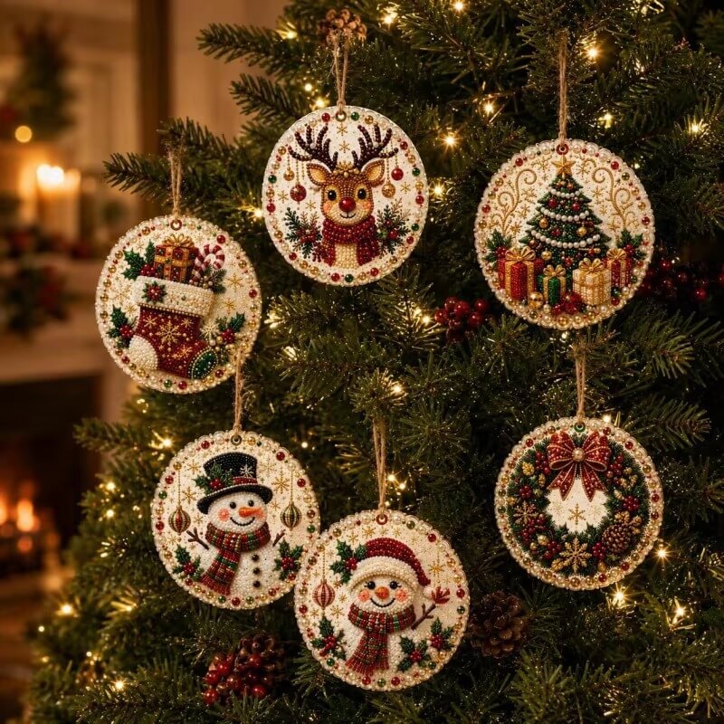 Diamond Painting Weihnachtsset Stil B