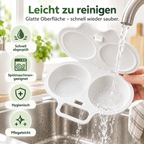 Mikrowellen-Eierpochierer leicht zu reinigen