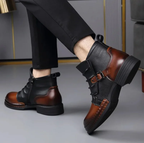 Herren-Lederstiefeletten – Seitenansicht
