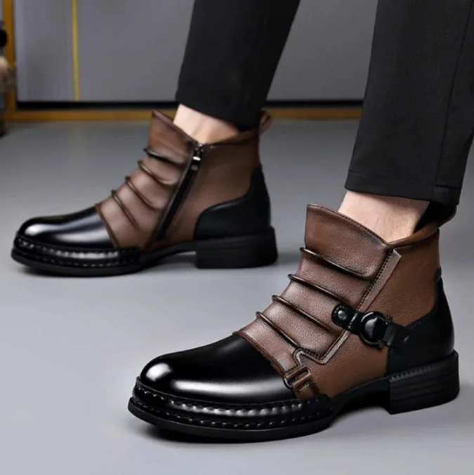 Herren-Lederboots – Detailfoto