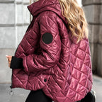 🍂 Herbst-Sonderangebot – 💖 Damen-Pufferjacke mit Diamant-Steppmuster