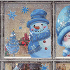 ✨ Weihnachtliche Glitzer-Fensterbilder 🎄 | 9-teilig, ohne Kleber & wiederverwendbar