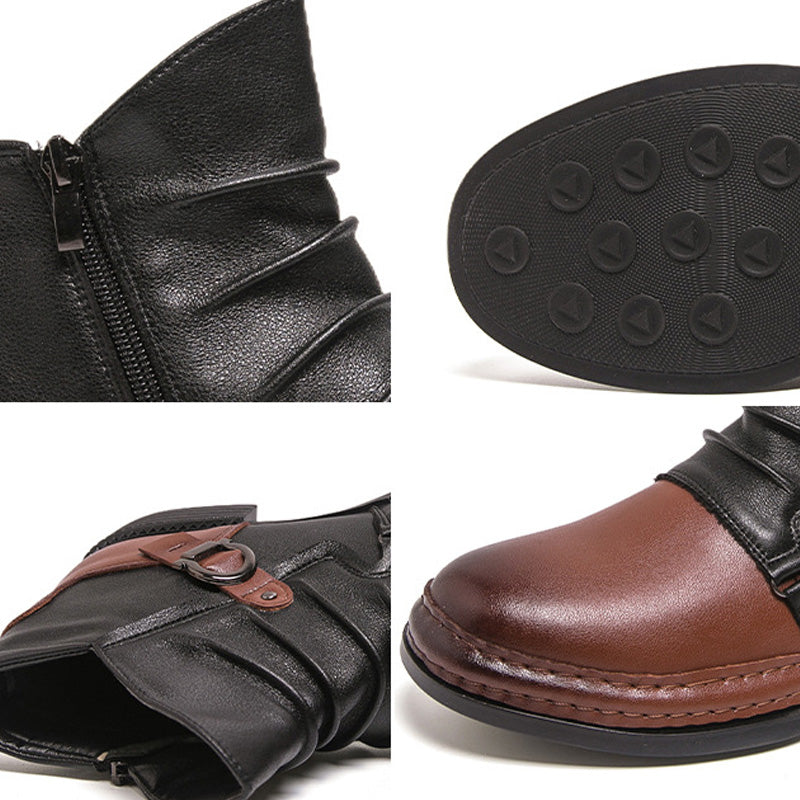 Herren-Lederstiefeletten – Produktansicht