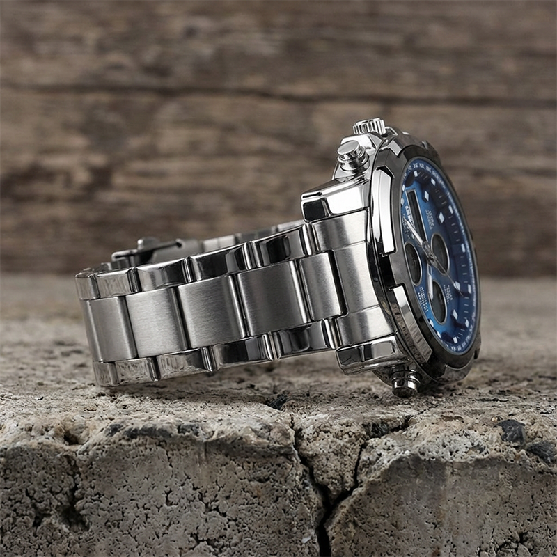 Herrenuhr mit Edelstahlarmband