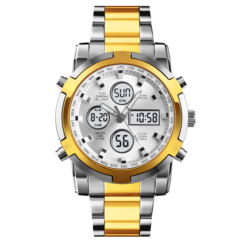 Herrenuhr – Ansicht von Gehäuse und Armband