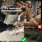 🔥 50 % RABATT – 🪵 Holzspaltbohrer-Set | 32/42 mm & 5-teiliges Schaft-Set
