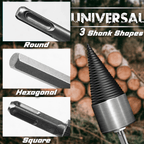 🔥 50 % RABATT – 🪵 Holzspaltbohrer-Set | 32/42 mm & 5-teiliges Schaft-Set