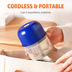 🔥 Heute 50 % RABATT – 🥕 Kabelloser Mini-Zerkleinerer | 300 ml, 3 Edelstahlklingen & USB-C