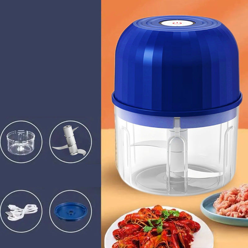 🔥 Heute 50 % RABATT – 🥕 Kabelloser Mini-Zerkleinerer | 300 ml, 3 Edelstahlklingen & USB-C