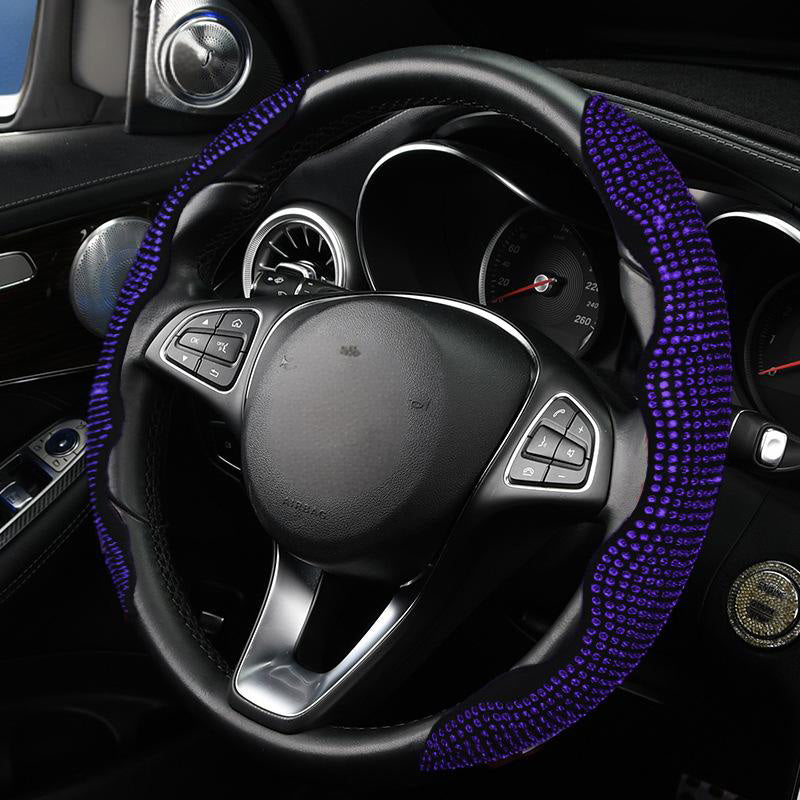💎🚗 Strass-Bling-Lenkradbezug – luxuriöser Glanz, rutschfester Griff & einfache Montage, jetzt −50%