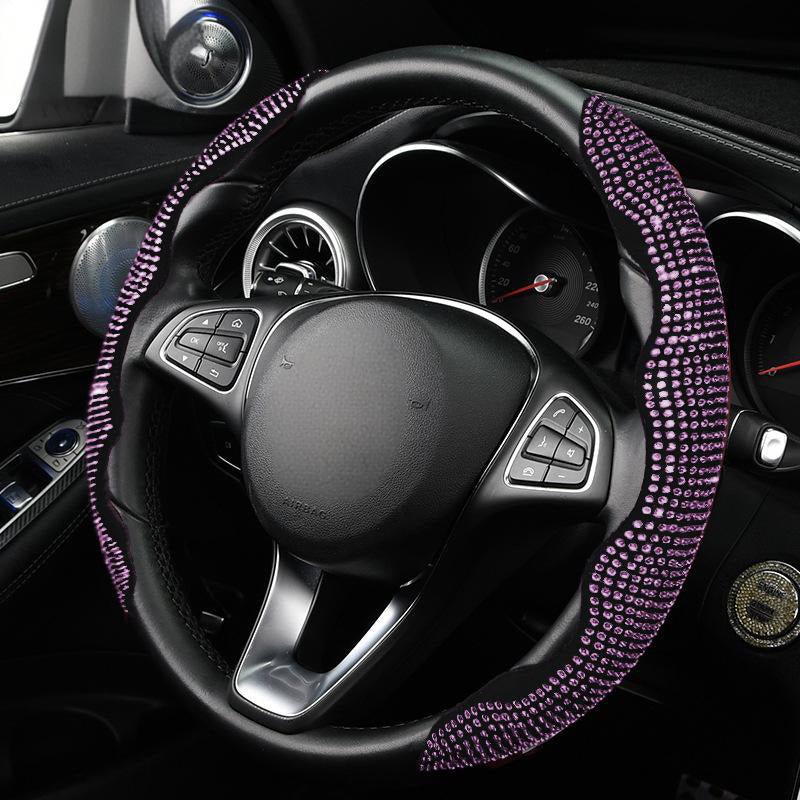 💎🚗 Strass-Bling-Lenkradbezug – luxuriöser Glanz, rutschfester Griff & einfache Montage, jetzt −50%
