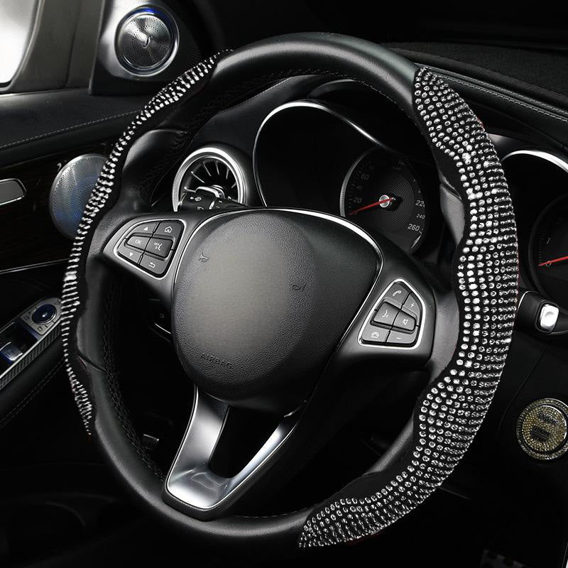 💎🚗 Strass-Bling-Lenkradbezug – luxuriöser Glanz, rutschfester Griff & einfache Montage, jetzt −50%
