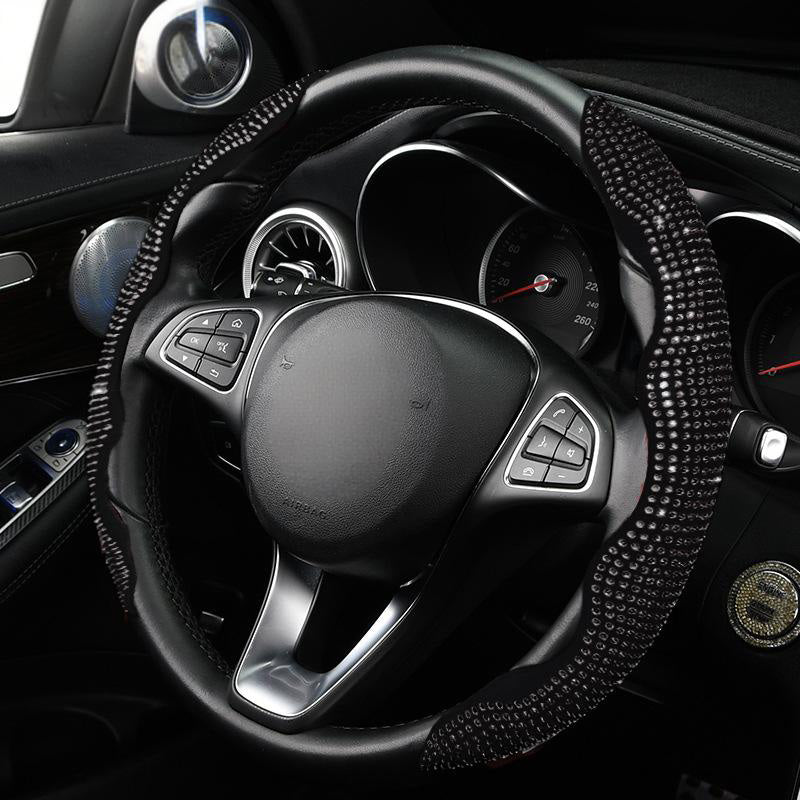 💎🚗 Strass-Bling-Lenkradbezug – luxuriöser Glanz, rutschfester Griff & einfache Montage, jetzt −50%