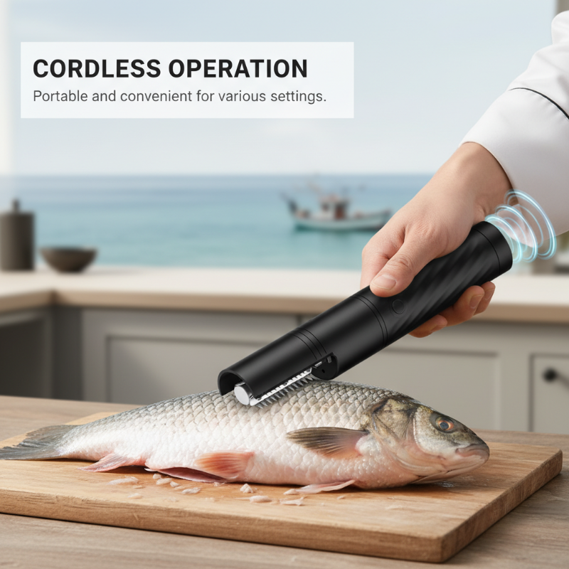 Automatischer Fischentschupper – Produktansicht