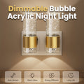 Dimmbare LED-Sensor-Nachtleuchte mit warmem Licht und Gold-Ring