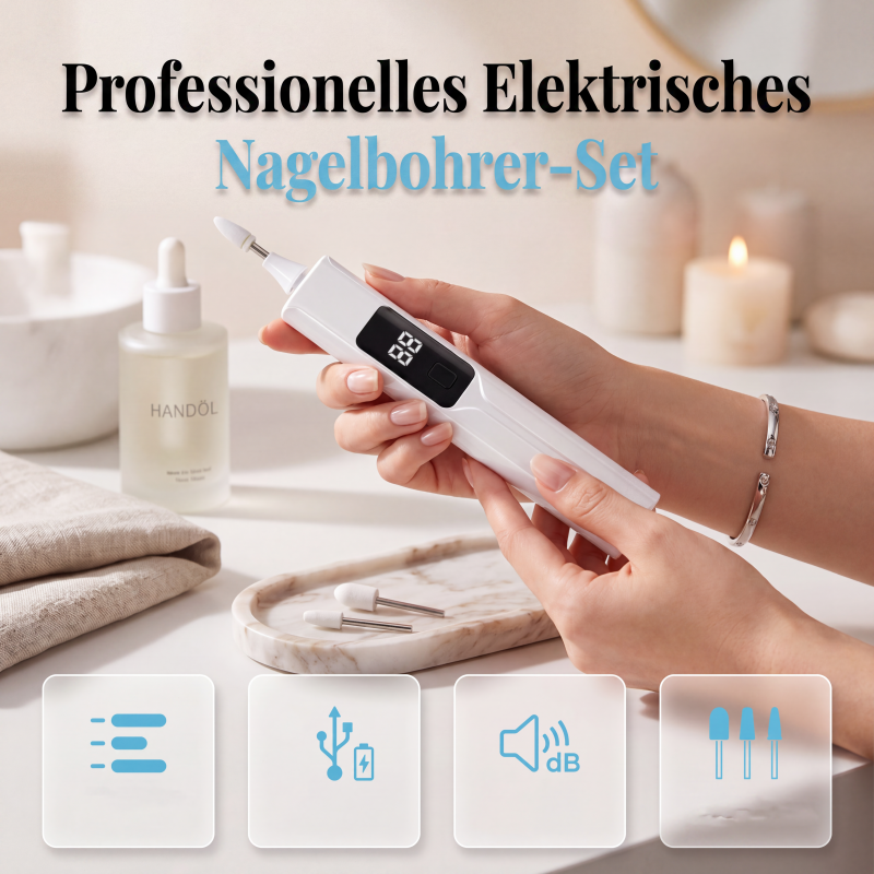 💅 1 kaufen, 1 gratis! Elektrischer Nagelfräser | Maniküre, Pediküre & Gelnägel