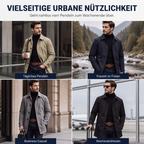 🧥 Wasserdichter mittellanger Herren-Trenchcoat | Lockerer City-Look