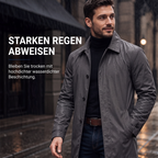 🧥 Wasserdichter mittellanger Herren-Trenchcoat | Lockerer City-Look