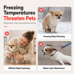 Gefütterter Hundemantel mit Polar-Fleece-Fütterung