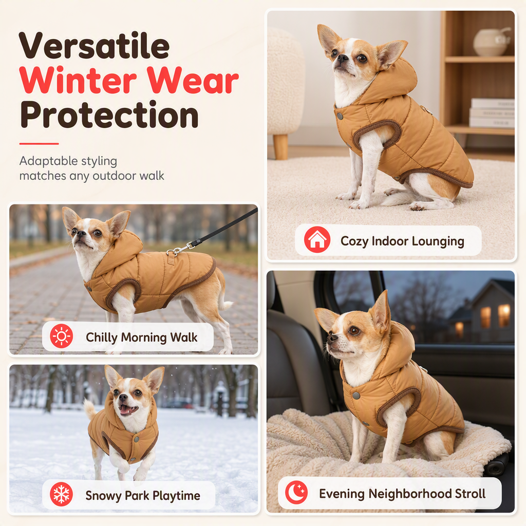 Hundemantel in verschiedenen Farben und Größen