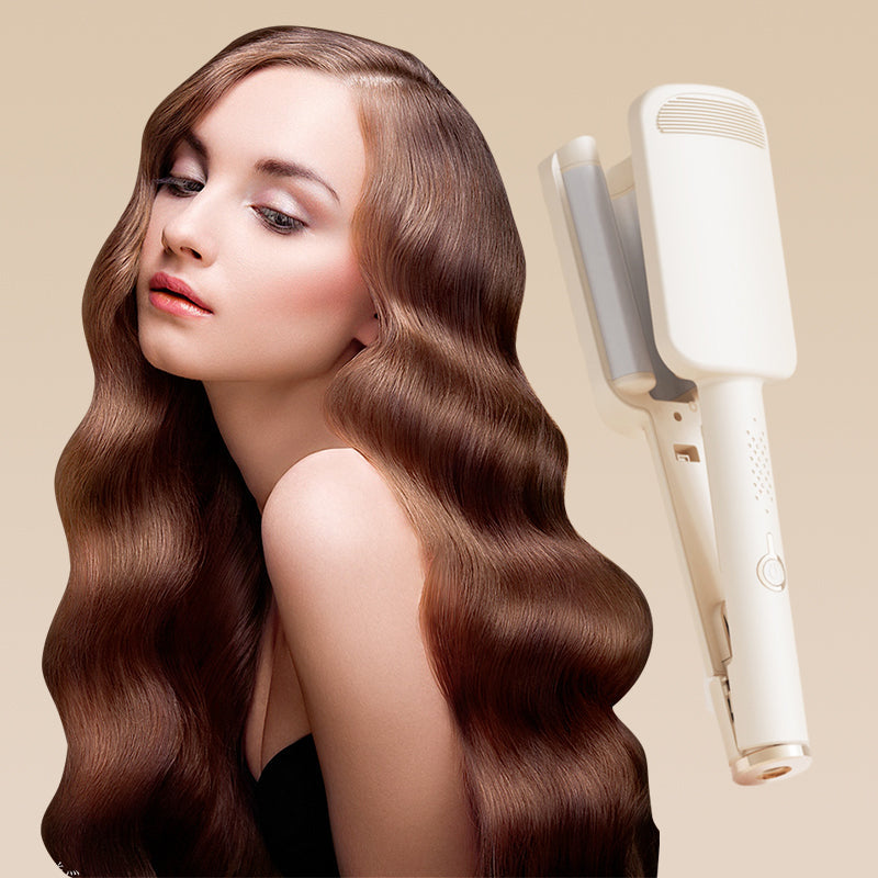 🌸 NUR FÜR KURZE ZEIT 50 % RABATT! ✨ 32-mm-Wellen-Lockenstab – Große, schwungvolle Locken, 4 Temperaturstufen & Negativ-Ionen-Pflege – Salon-Styling für zu Hause 💇‍♀️