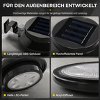 ☀️ 50 % RABATT 💡 Solar-Außenleuchten – ohne Kabel für Garten, Terrasse & Zaun