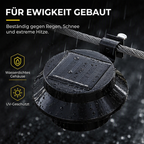 ☀️ 50 % RABATT 💡 Solar-Außenleuchten – ohne Kabel für Garten, Terrasse & Zaun