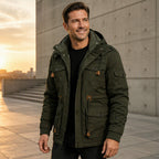 📢Gratis Versand! Solange der Vorrat reicht!📢 Wärmende Winterjacke für Herren mit abnehmbarer Kapuze