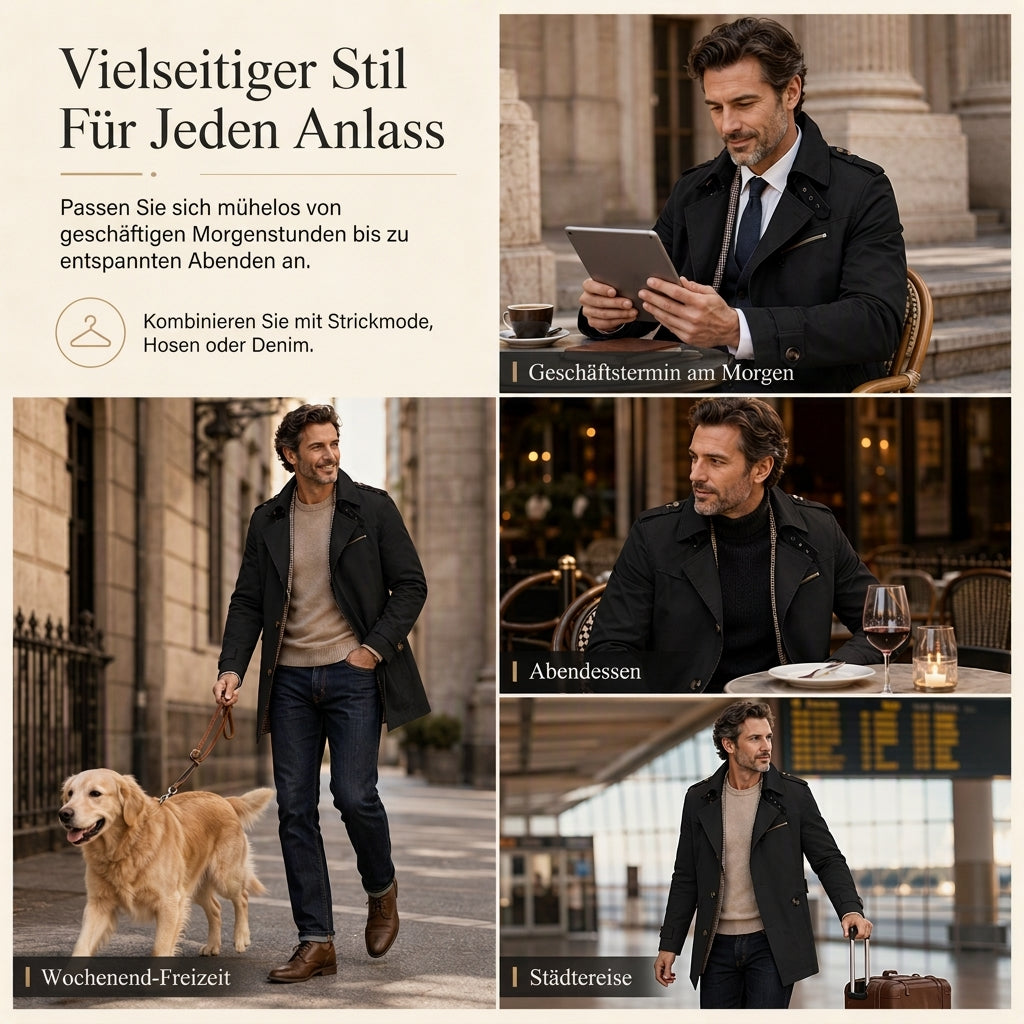 🧥 Herren Freizeit- & Arbeitsjacke aus reiner Baumwolle | Frühling & Herbst
